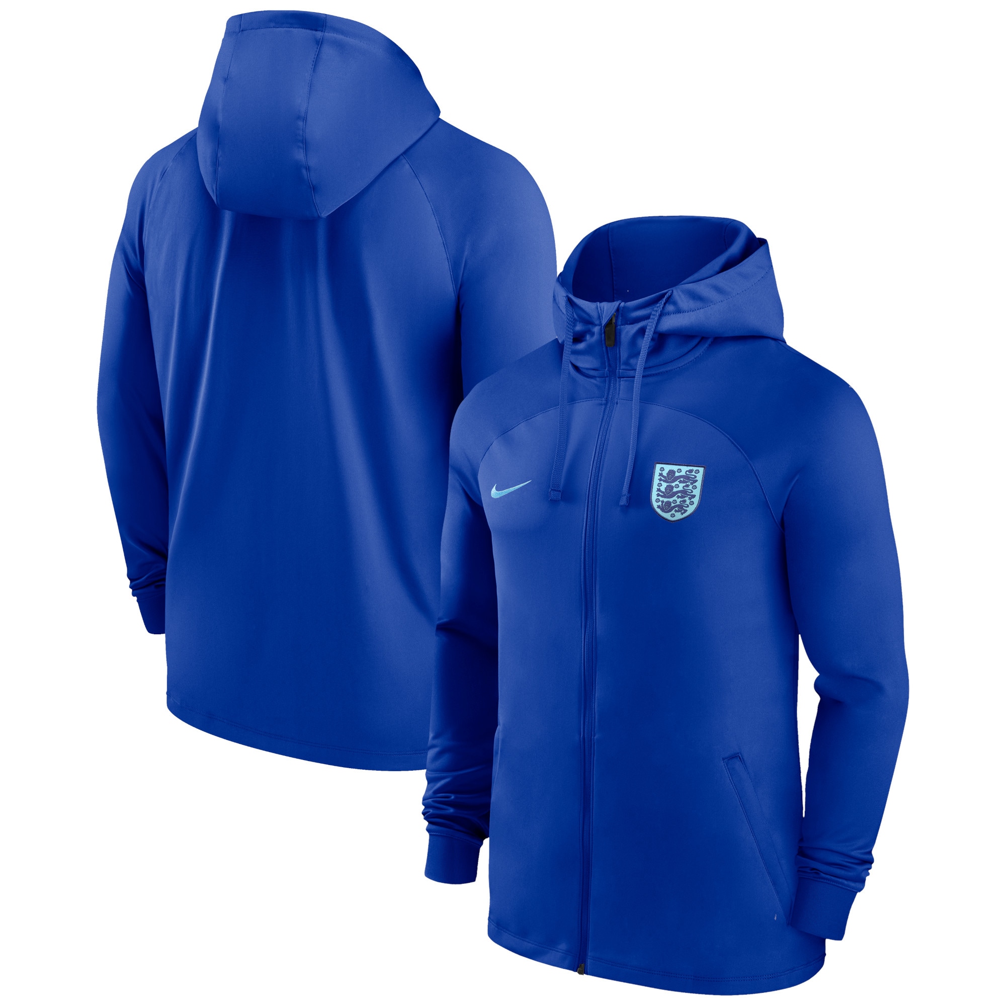 england national team nike strike raglan hoodie full-zip track jacket – blue Collection – England Football Jerseys and Shirts
