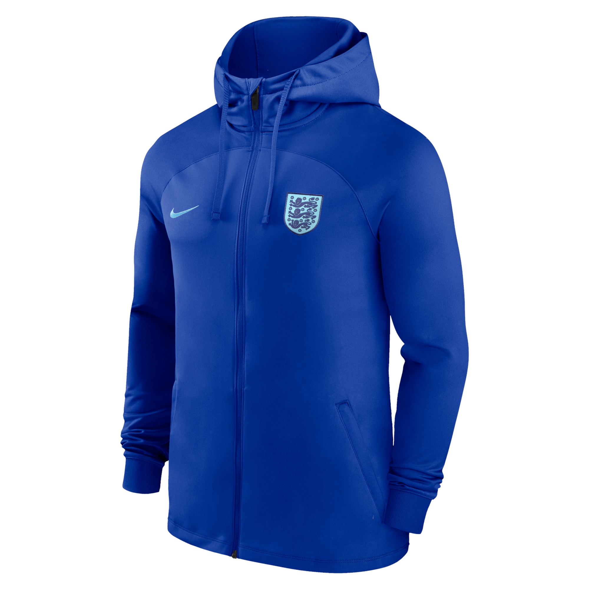 england national team nike strike raglan hoodie full-zip track jacket – blue Collection – England Football Jerseys and Shirts