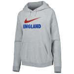 england national team nike women8217s lockup varsity fleece raglan pullover hoodie – heather gray Collection – England Football Jerseys and Shirts