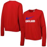 england national team nike women8217s lockup varsity tri-blend raglan pullover sweatshirt – red Collection – England Football Jerseys and Shirts
