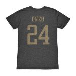 enzo fernández argentina national team 1863fc player vintage tri-blend t-shirt – black Collection – England Football Jerseys and Shirts