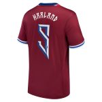 erling haaland norway national team nike 2024 home replica jersey – red Collection – England Football Jerseys and Shirts