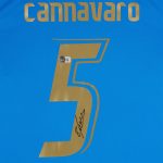 fabio cannavaro italy national team autographed fanatics authentic 2022-23 blue home puma jersey – bas Collection – England Football Jerseys and Shirts