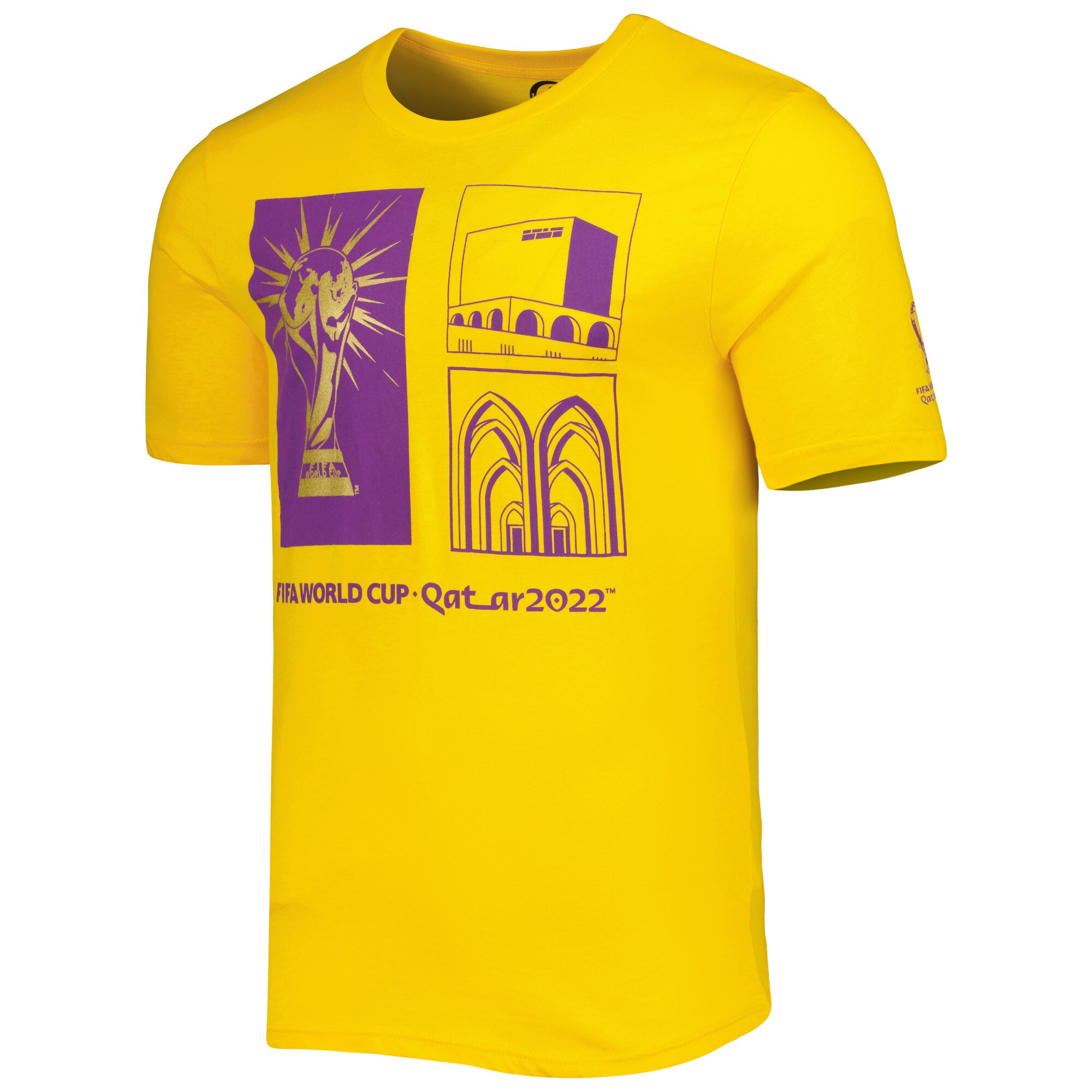 fifa world cup qatar 2022 around the world t-shirt – yellow Collection – England Football Jerseys and Shirts