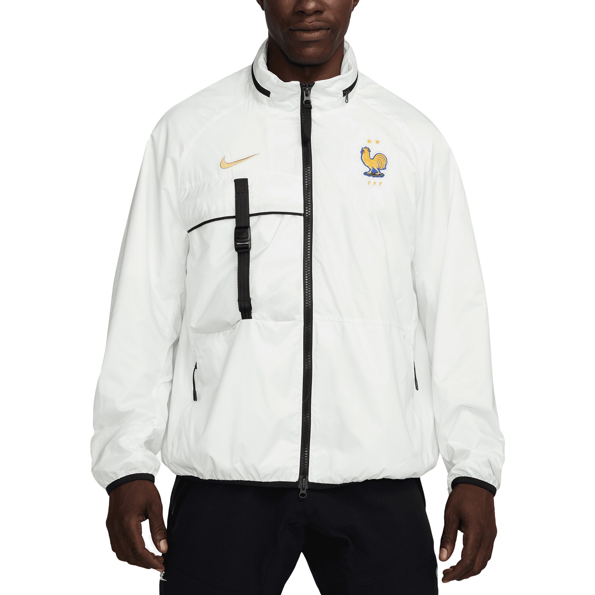france national team nike 2024 halo anthem full-zip jacket – white Collection – England Football Jerseys and Shirts