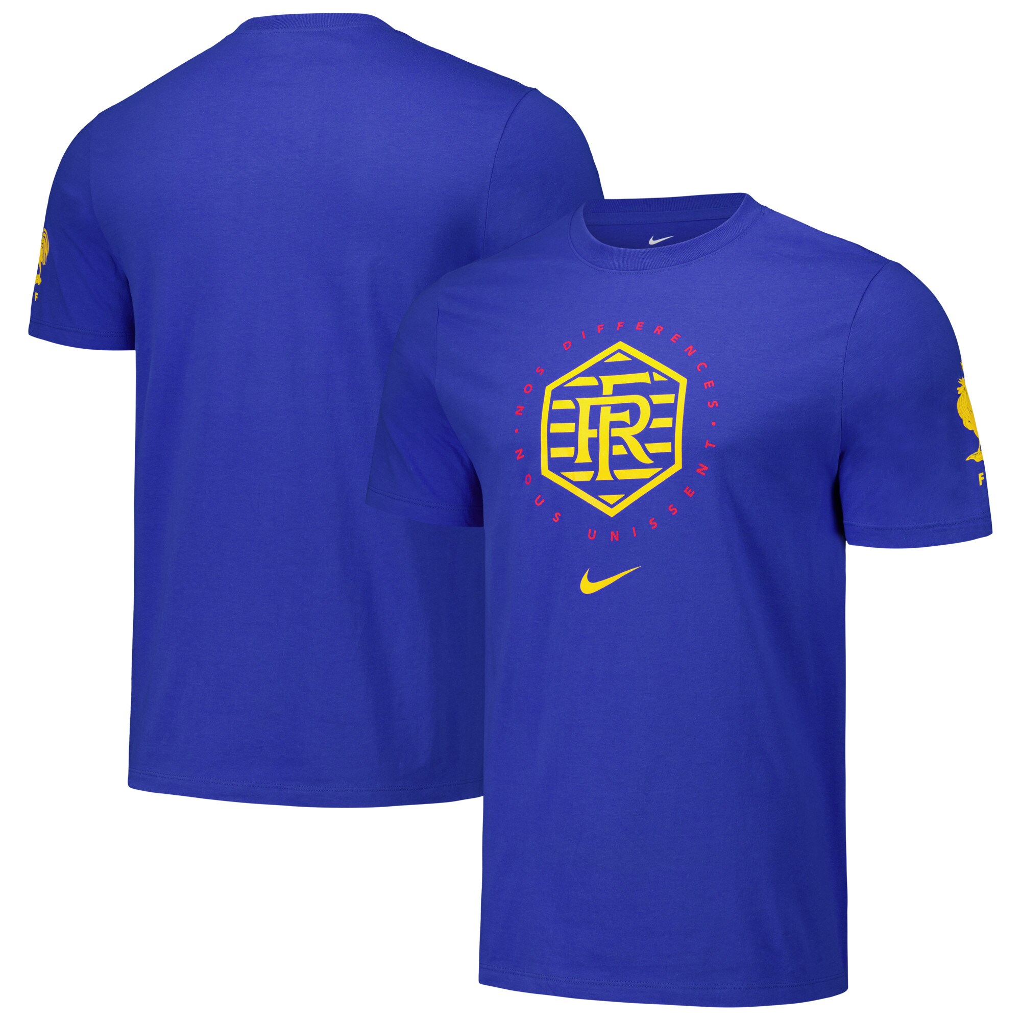 france national team nike localized core cotton t-shirt – royal Collection – England Football Jerseys and Shirts