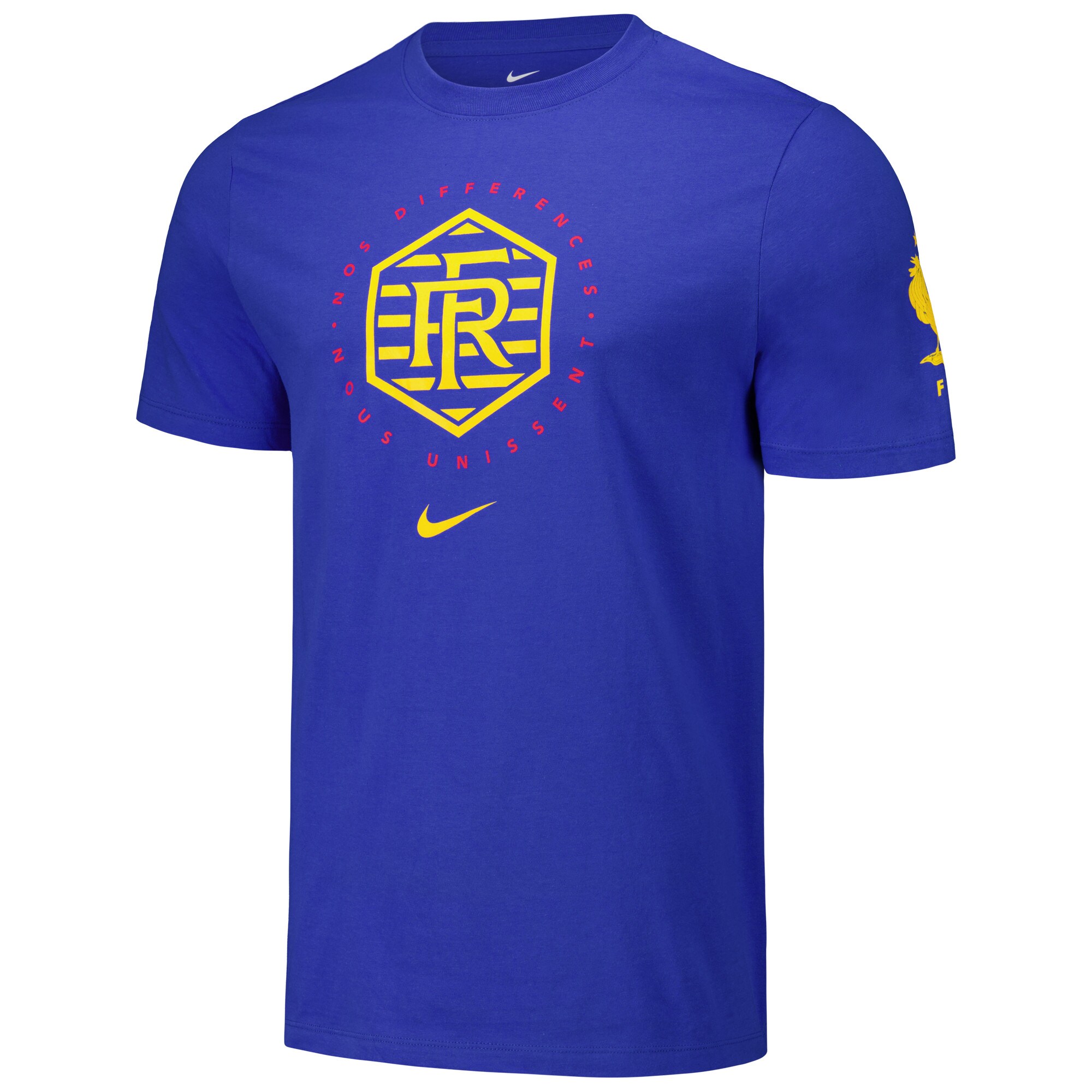 france national team nike localized core cotton t-shirt – royal Collection – England Football Jerseys and Shirts