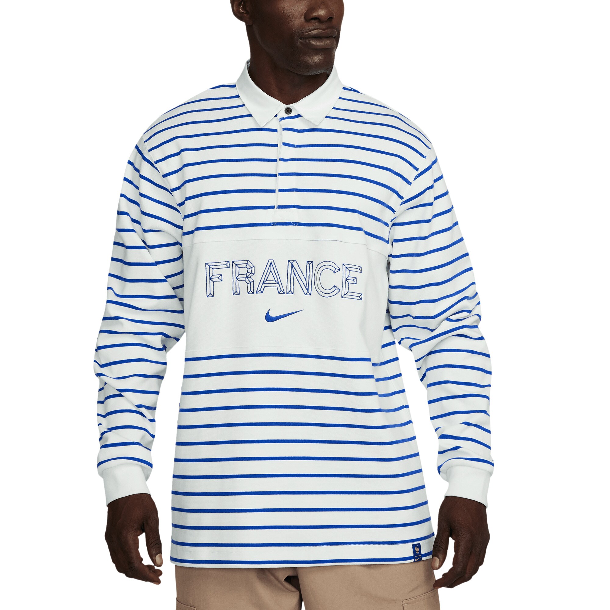 france national team nike rugby long sleeve top – white Collection – England Football Jerseys and Shirts
