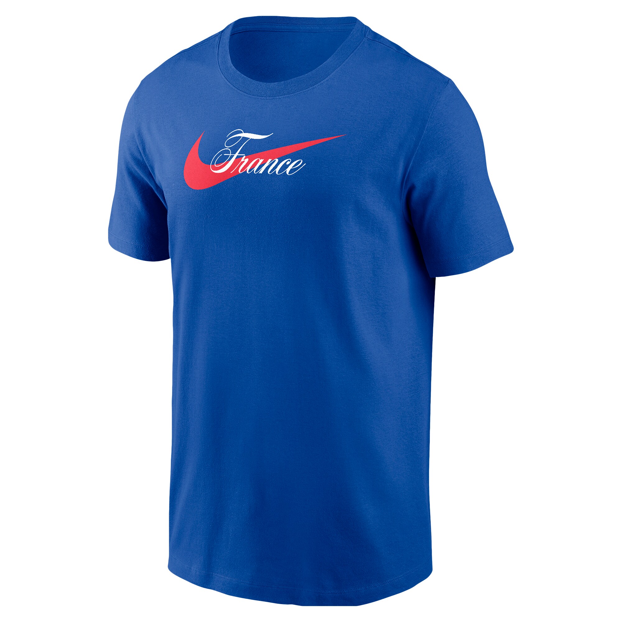 france national team nike team wordmark swoosh core t-shirt – royal Collection – England Football Jerseys and Shirts