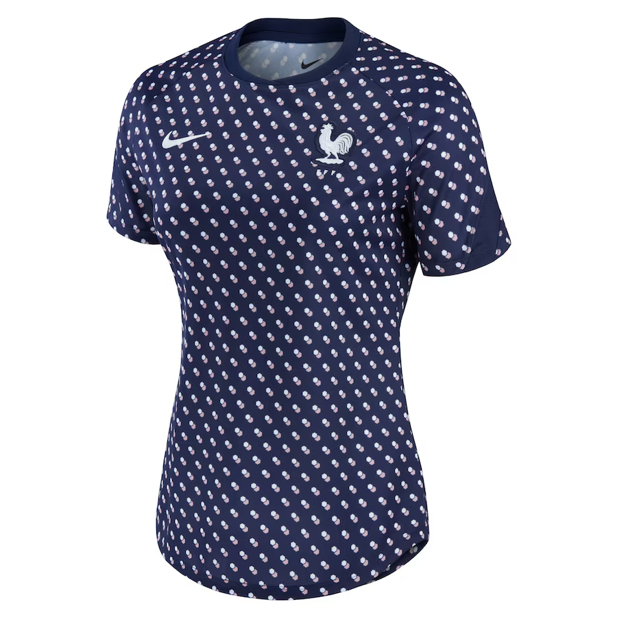 france national team nike women8217s 202223 pre-match home performance top – navy Collection – England Football Jerseys and Shirts
