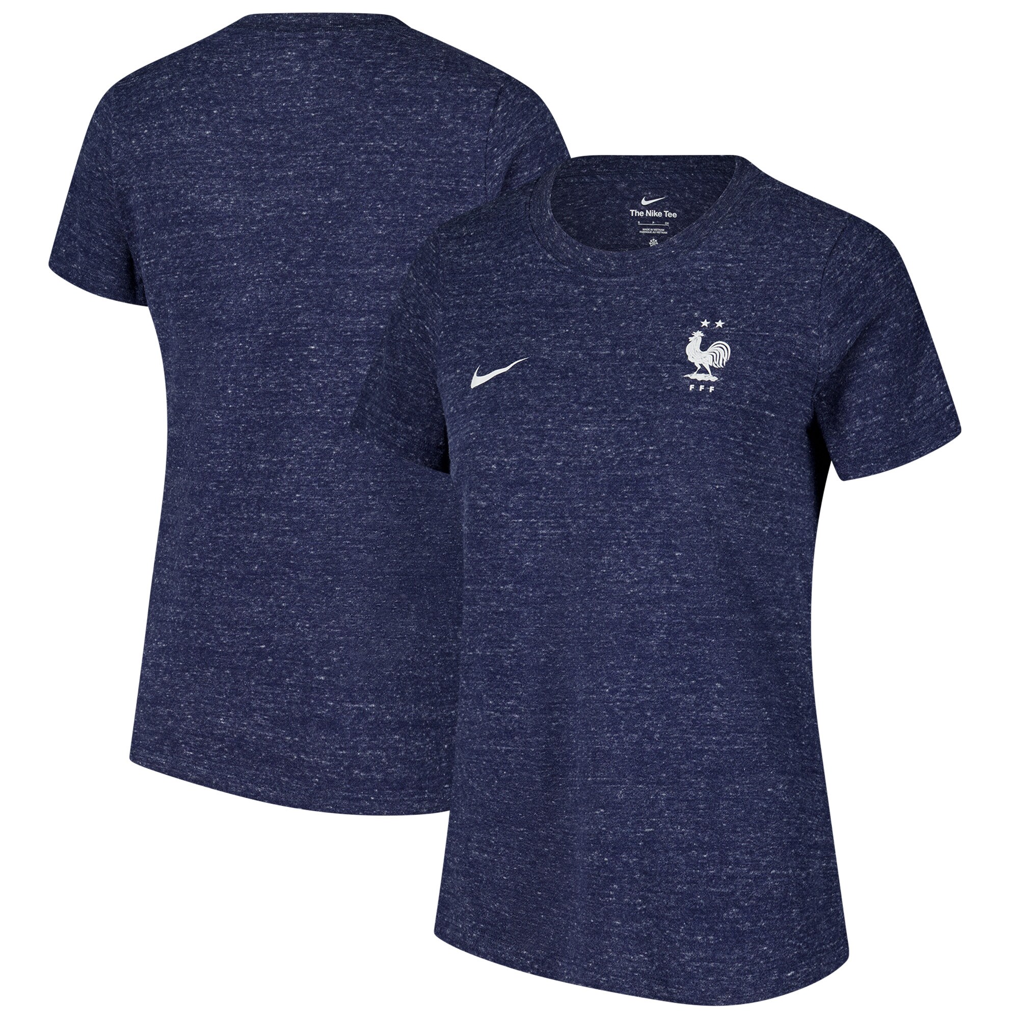 france national team nike women8217s crest varsity t-shirt – heather navy Collection – England Football Jerseys and Shirts