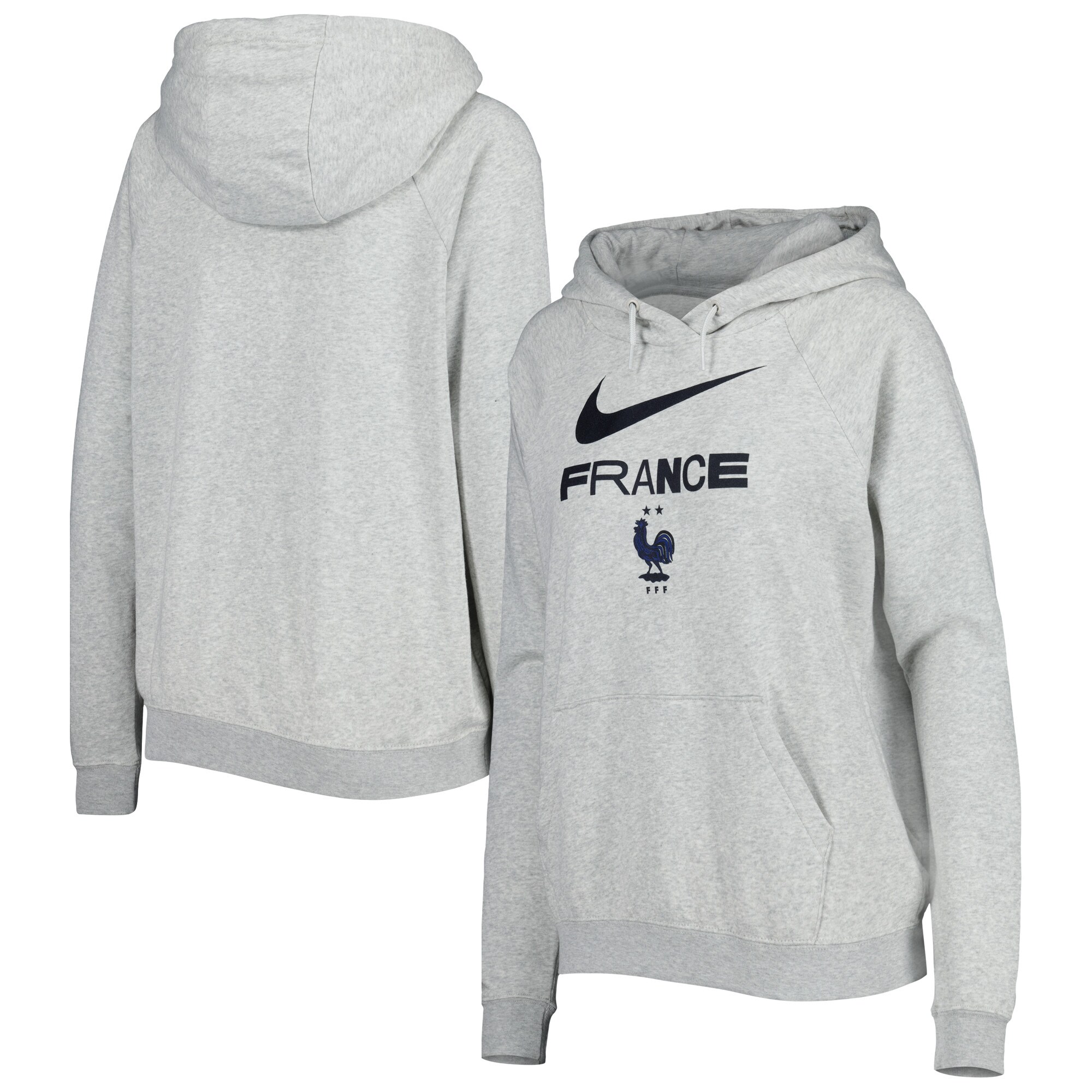 france national team nike women8217s lockup varsity fleece raglan pullover hoodie – heather gray Collection – England Football Jerseys and Shirts