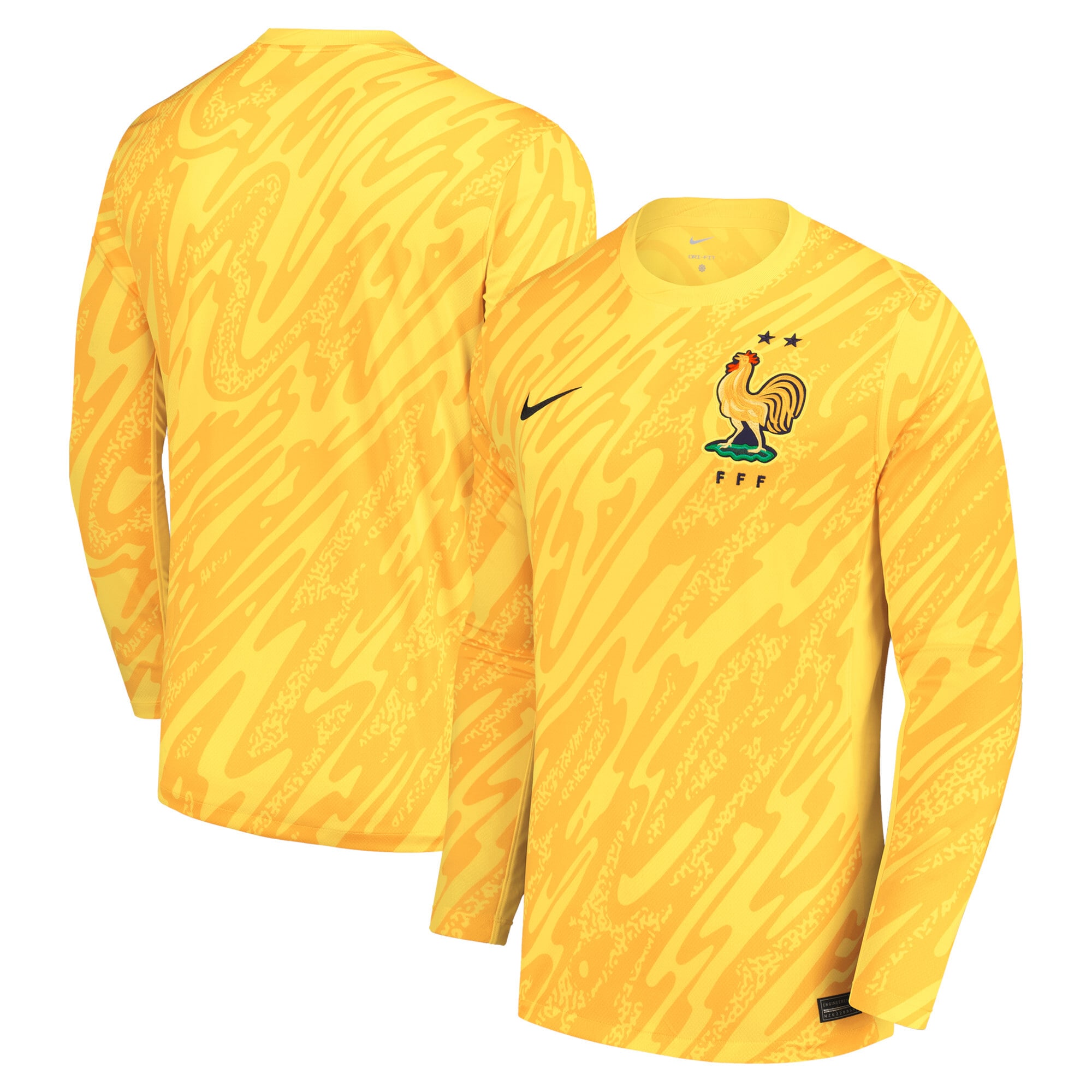 france national team nike youth 2024 goalkeeper replica stadium long sleeve jersey – yellow Collection – England Football Jerseys and Shirts