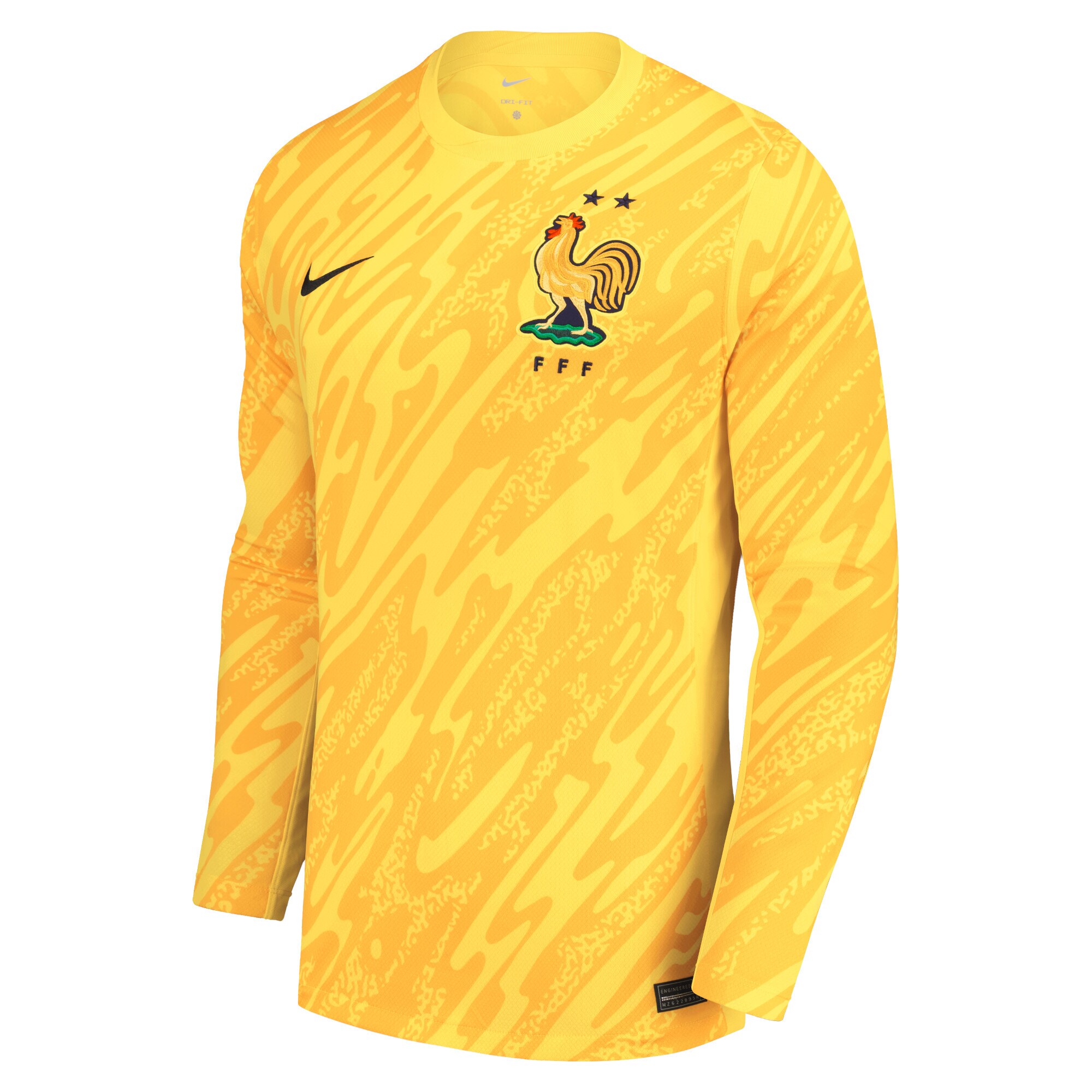france national team nike youth 2024 goalkeeper replica stadium long sleeve jersey – yellow Collection – England Football Jerseys and Shirts