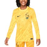 france national team nike youth 2024 goalkeeper replica stadium long sleeve jersey – yellow Collection – England Football Jerseys and Shirts