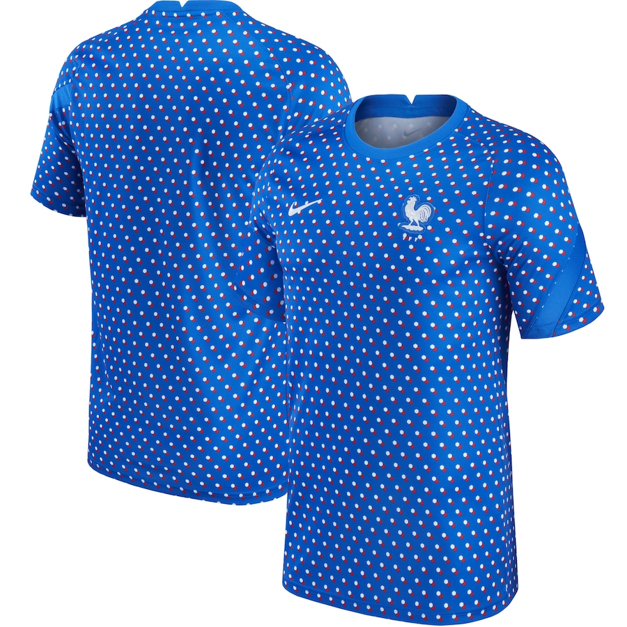 france women8217s national team nike 202122 pre-match top – blue Collection – England Football Jerseys and Shirts