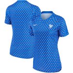 france women8217s national team nike women8217s 202223 away pre-match performance top – blue Collection – England Football Jerseys and Shirts