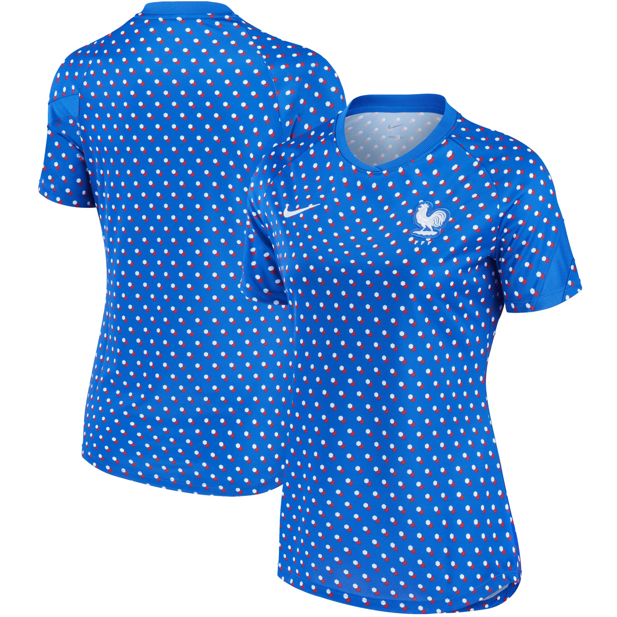 france women8217s national team nike women8217s 202223 away pre-match performance top – blue Collection – England Football Jerseys and Shirts