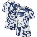 france women8217s national team nike women8217s 2023 pre-match top – white Collection – England Football Jerseys and Shirts