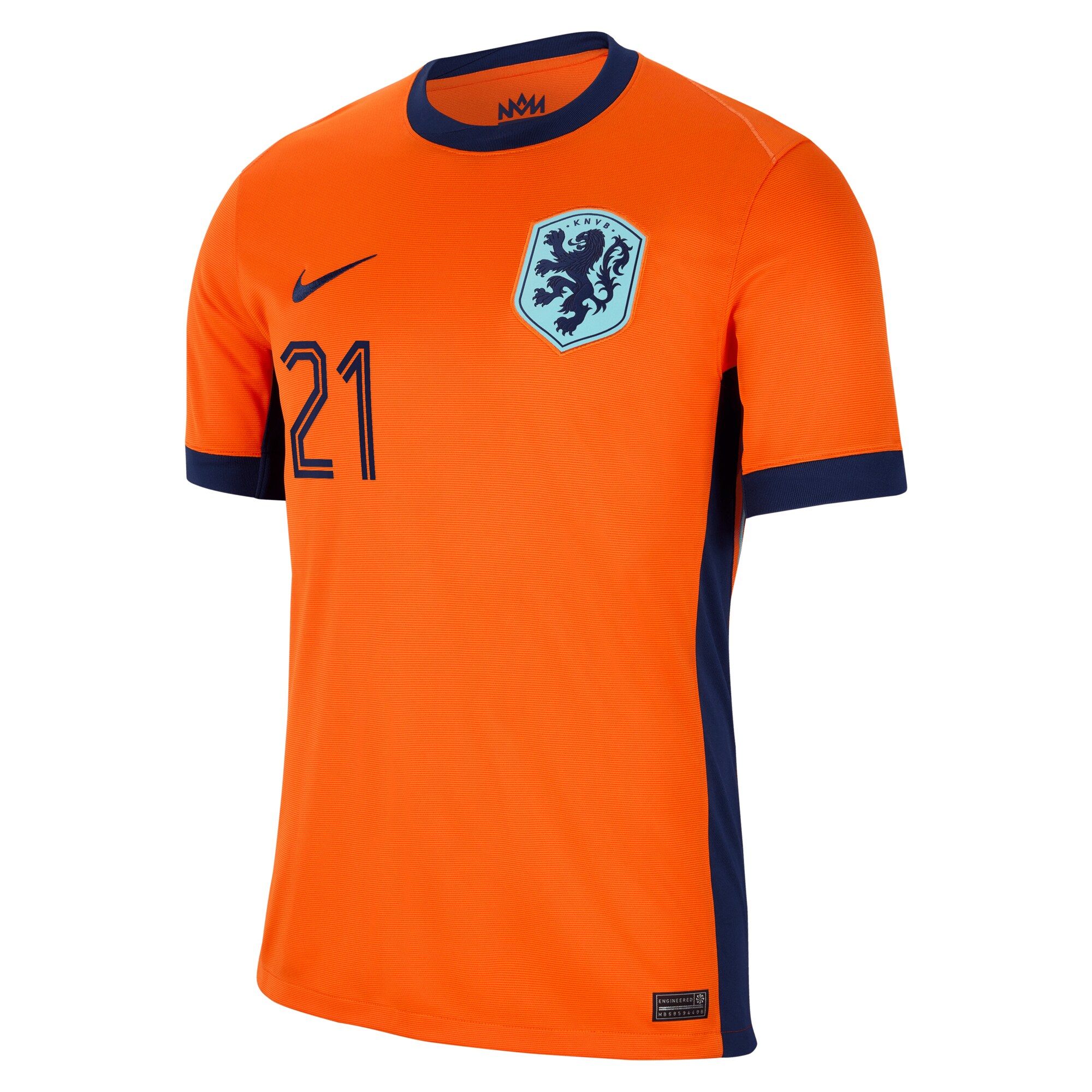 frenkie de jong netherlands national team nike 2024 home replica jersey – orange Collection – England Football Jerseys and Shirts