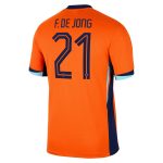 frenkie de jong netherlands national team nike 2024 home replica jersey – orange Collection – England Football Jerseys and Shirts