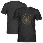 germany national team 1863fc mono badge vintage tri-blend t-shirt – heather black Collection – England Football Jerseys and Shirts