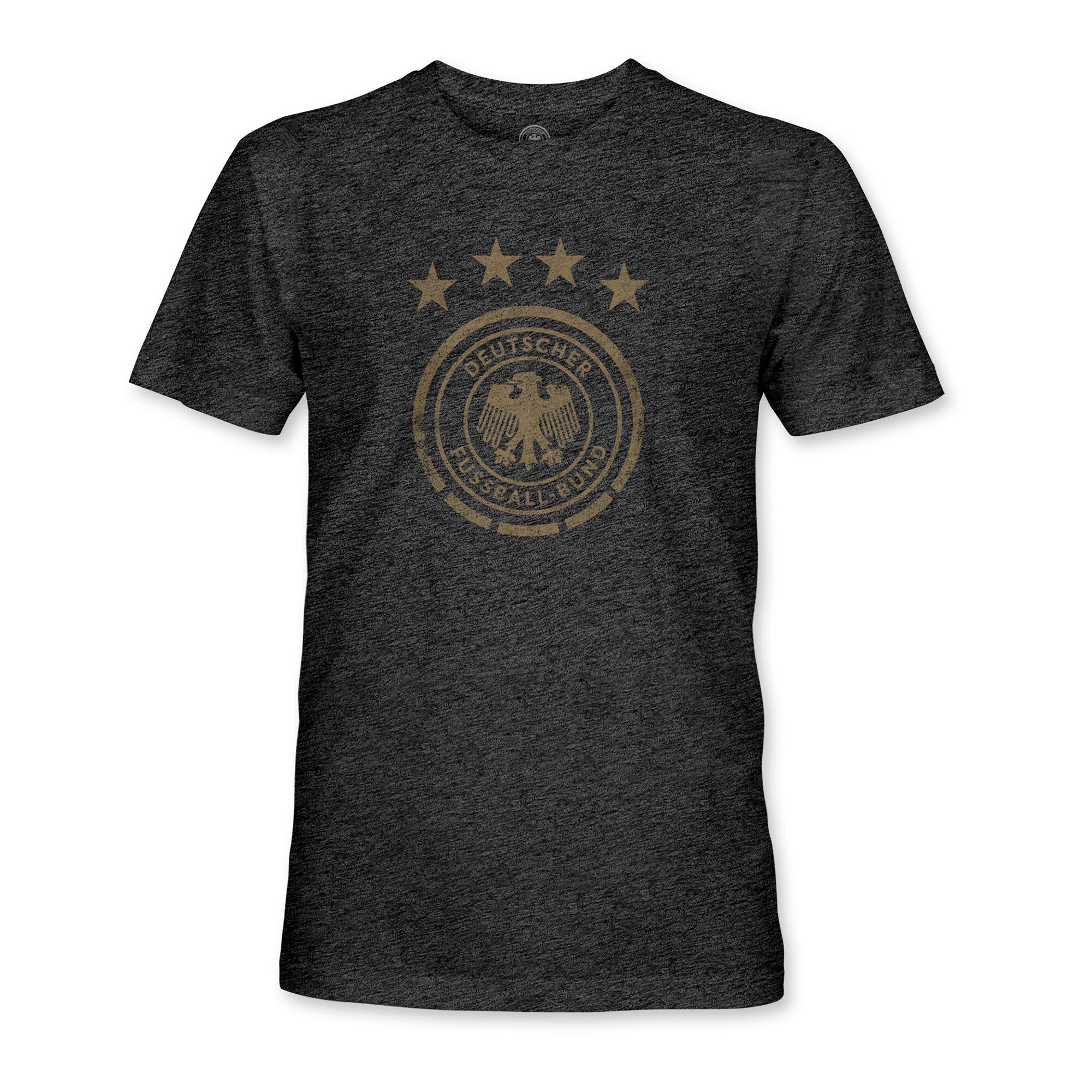 germany national team 1863fc mono badge vintage tri-blend t-shirt – heather black Collection – England Football Jerseys and Shirts