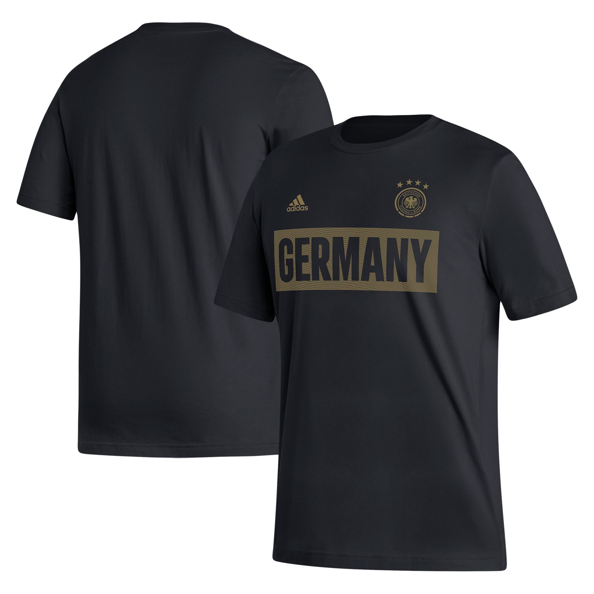 germany national team adidas culture bar t-shirt – black Collection – England Football Jerseys and Shirts