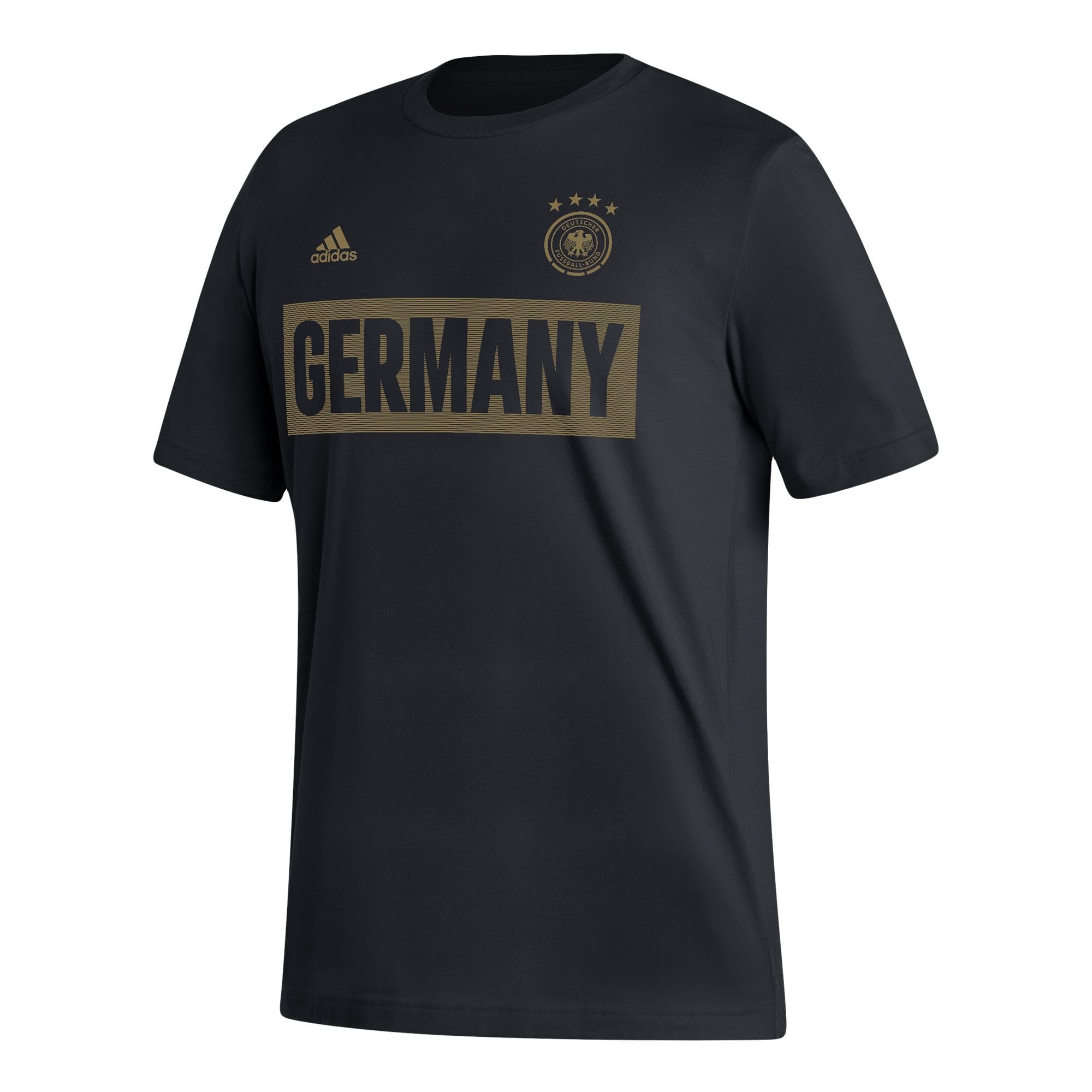 germany national team adidas culture bar t-shirt – black Collection – England Football Jerseys and Shirts