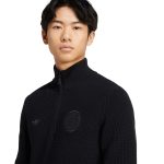 germany national team adidas originals 125th anniversary culturewear half-zip rib-knit top – black Collection – England Football Jerseys and Shirts