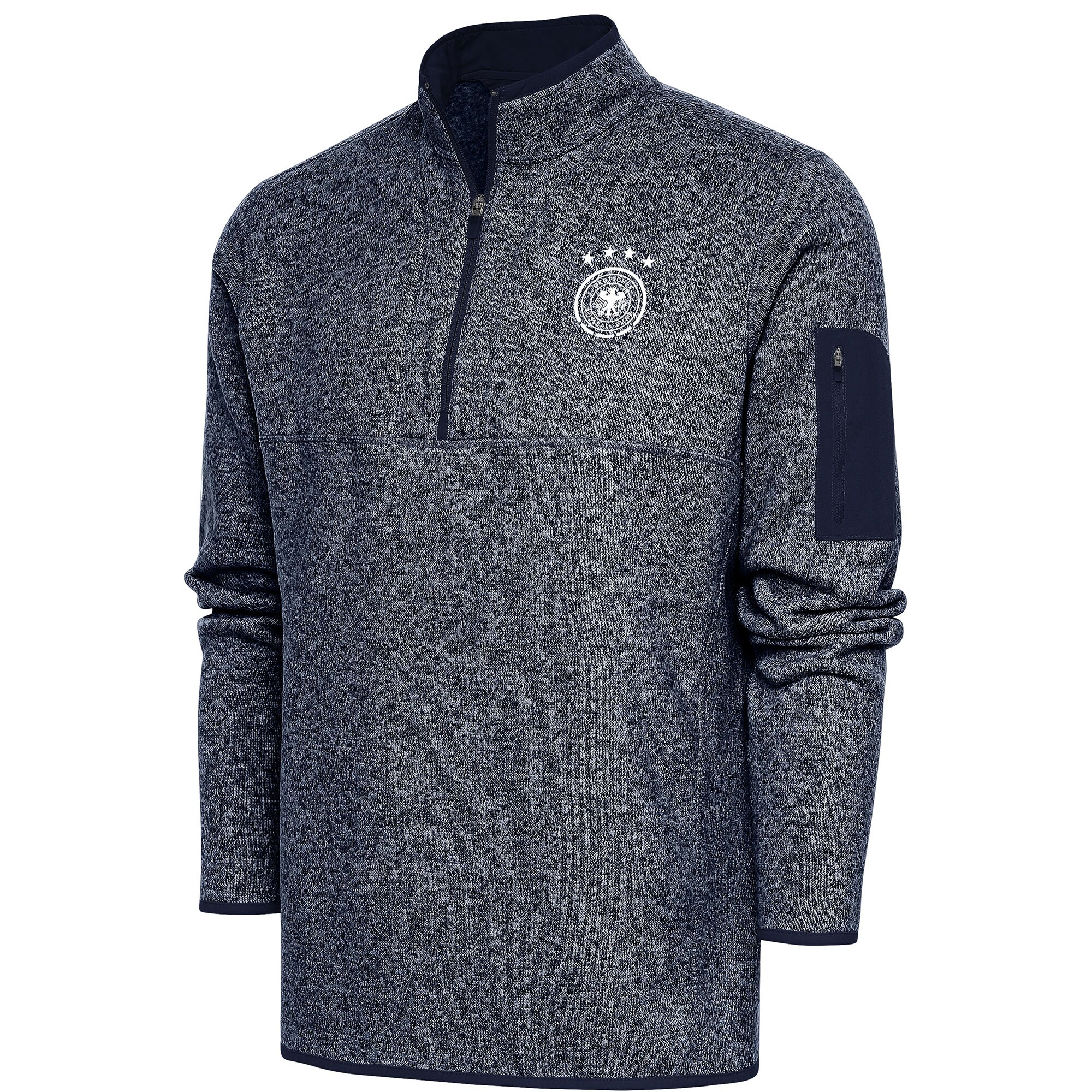 germany national team elevate quarter-zip pullover – heather navy Collection – England Football Jerseys and Shirts