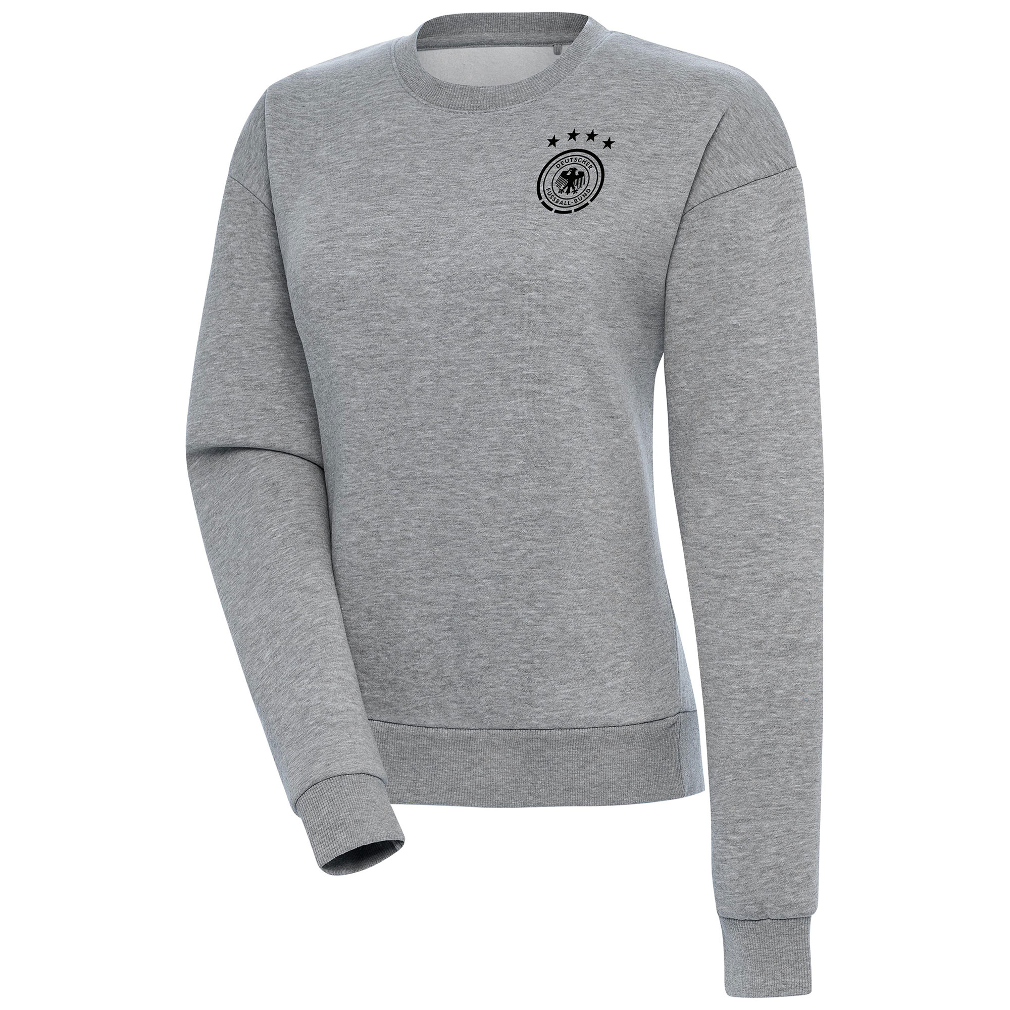 germany national team women8217s takeover crewneck pullover sweatshirt – heather gray Collection – England Football Jerseys and Shirts