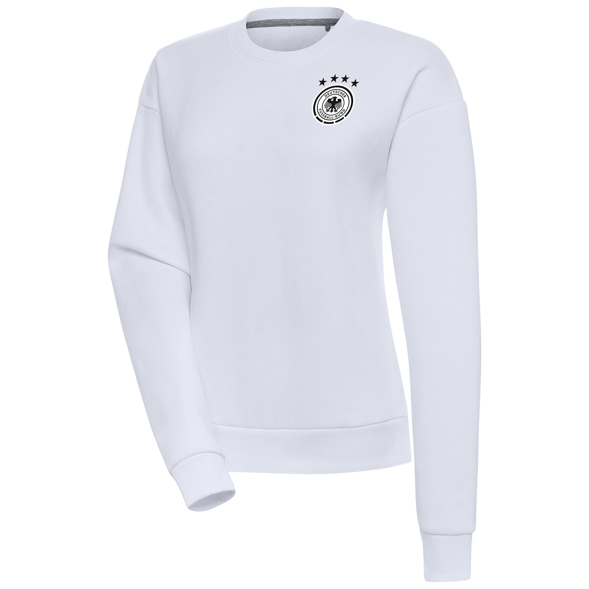 germany national team women8217s takeover crewneck pullover sweatshirt – white Collection – England Football Jerseys and Shirts