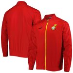 ghana national team puma pre-match raglan full-zip training jacket – red Collection – England Football Jerseys and Shirts