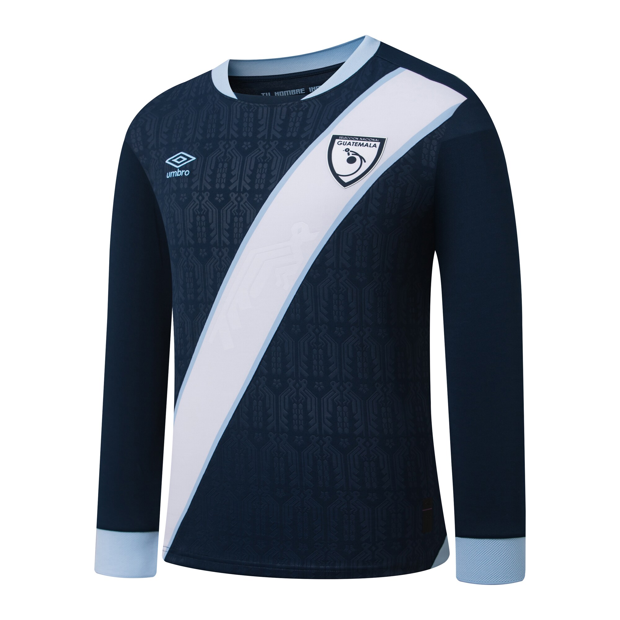 guatemala national team umbro 2025 away replica long sleeve jersey – navy Collection – England Football Jerseys and Shirts