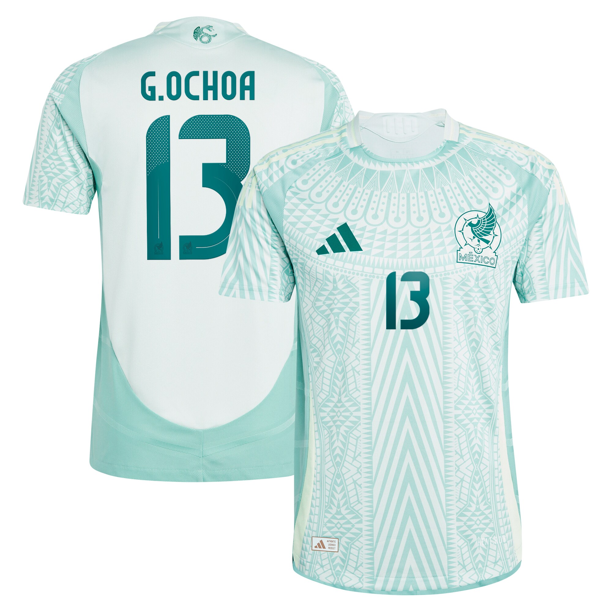 guillermo ochoa mexico national team adidas 2024 away authentic player jersey – green Collection – England Football Jerseys and Shirts