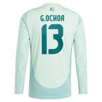 guillermo ochoa mexico national team adidas 2024 away replica player long sleeve jersey – green Collection – England Football Jerseys and Shirts