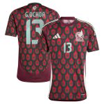 guillermo ochoa mexico national team adidas 2024 home replica player jersey – burgundy Collection – England Football Jerseys and Shirts