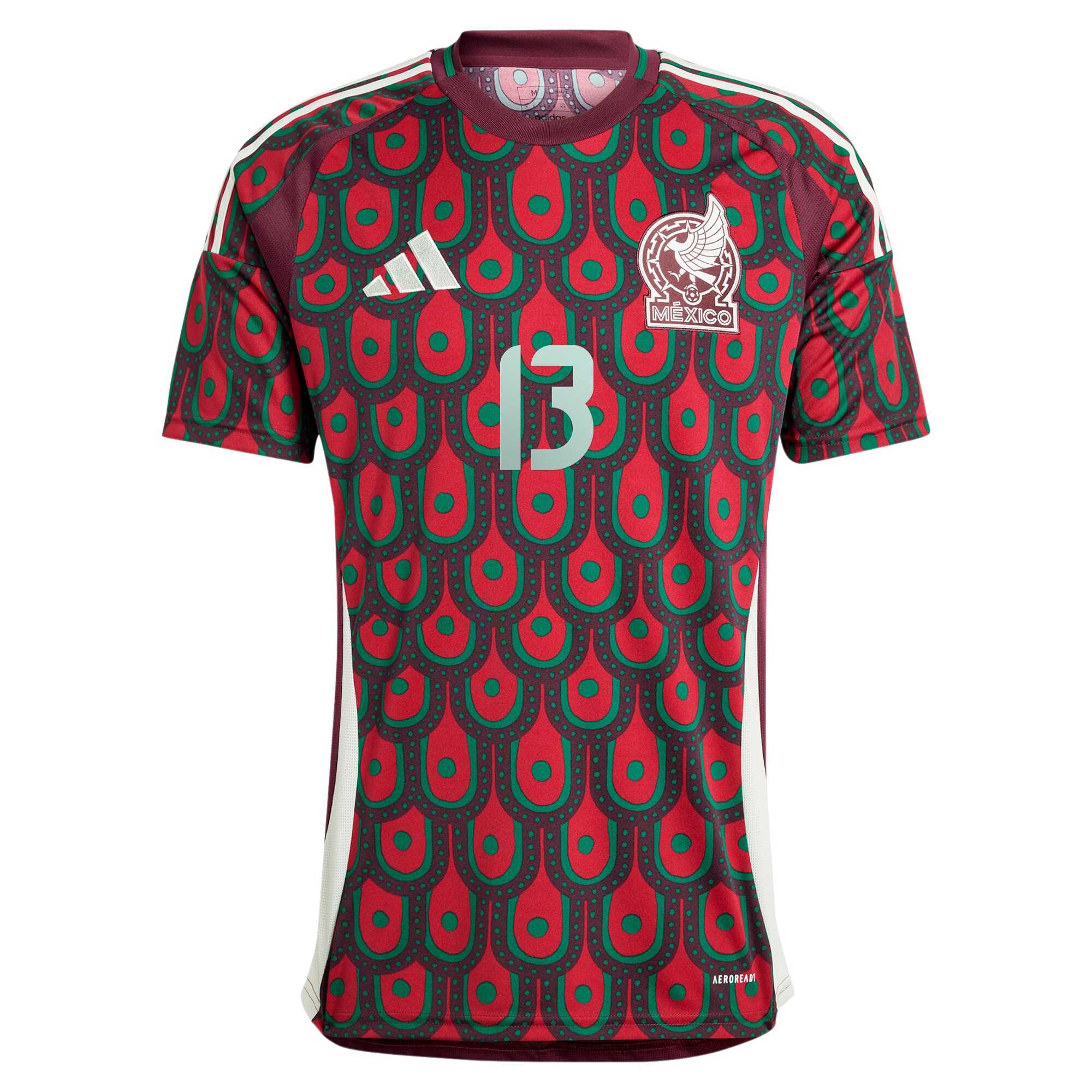 guillermo ochoa mexico national team adidas 2024 home replica player jersey – burgundy Collection – England Football Jerseys and Shirts