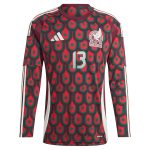 guillermo ochoa mexico national team adidas 2024 home replica player long sleeve jersey – burgundy Collection – England Football Jerseys and Shirts