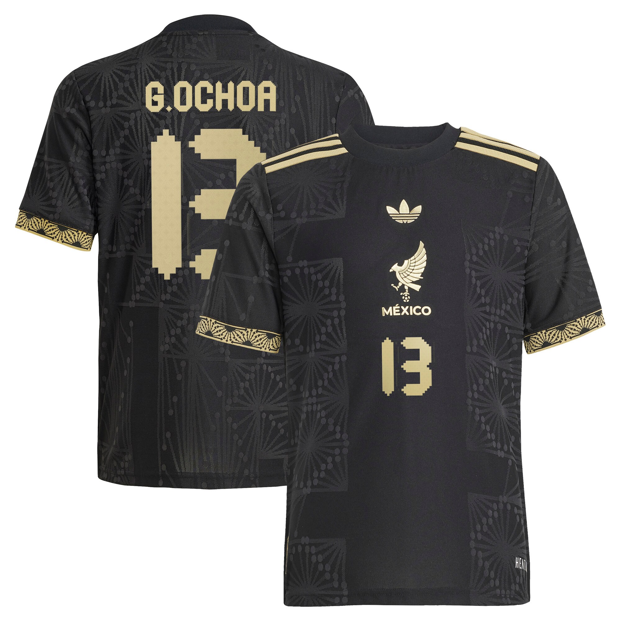 guillermo ochoa mexico national team adidas youth 2025 third authentic player jersey – black Collection – England Football Jerseys and Shirts