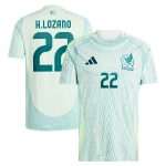 hirving lozano mexico national team adidas 2024 away replica player jersey – green Collection – England Football Jerseys and Shirts