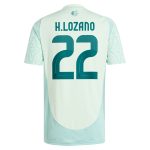 hirving lozano mexico national team adidas 2024 away replica player jersey – green Collection – England Football Jerseys and Shirts