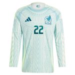 hirving lozano mexico national team adidas 2024 away replica player long sleeve jersey – green Collection – England Football Jerseys and Shirts