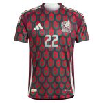 hirving lozano mexico national team adidas 2024 home authentic player jersey – burgundy Collection – England Football Jerseys and Shirts