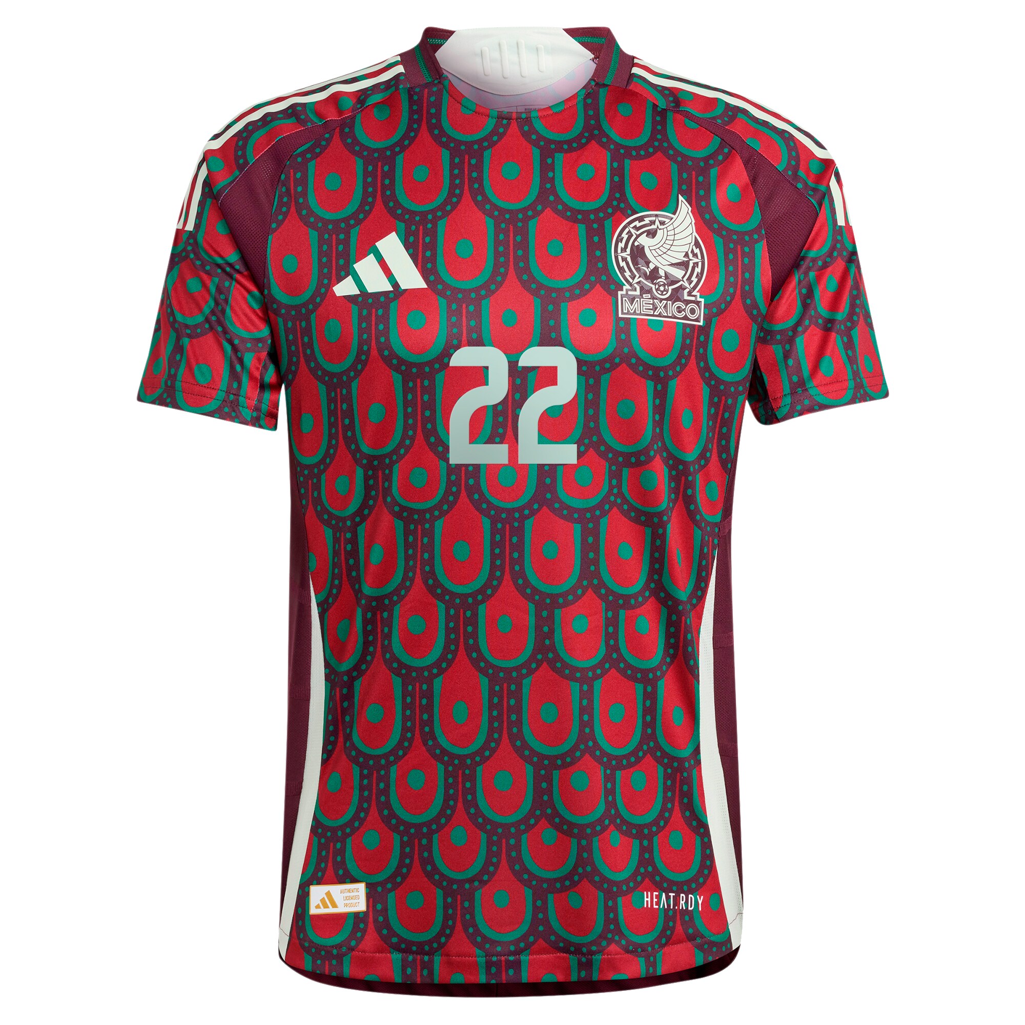 hirving lozano mexico national team adidas 2024 home authentic player jersey – burgundy Collection – England Football Jerseys and Shirts