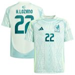 hirving lozano mexico national team adidas youth 2024 away replica player jersey – green Collection – England Football Jerseys and Shirts