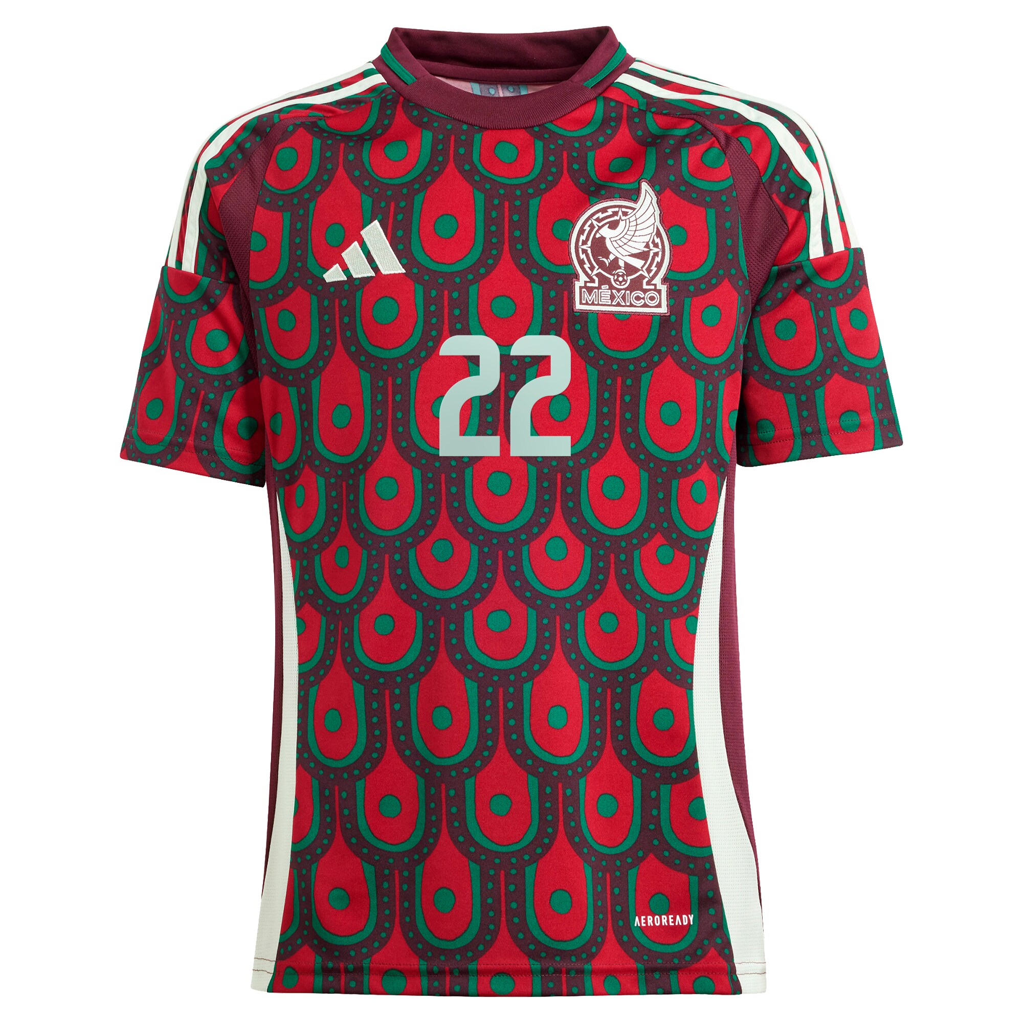 hirving lozano mexico national team adidas youth 2024 home replica player jersey – green Collection – England Football Jerseys and Shirts