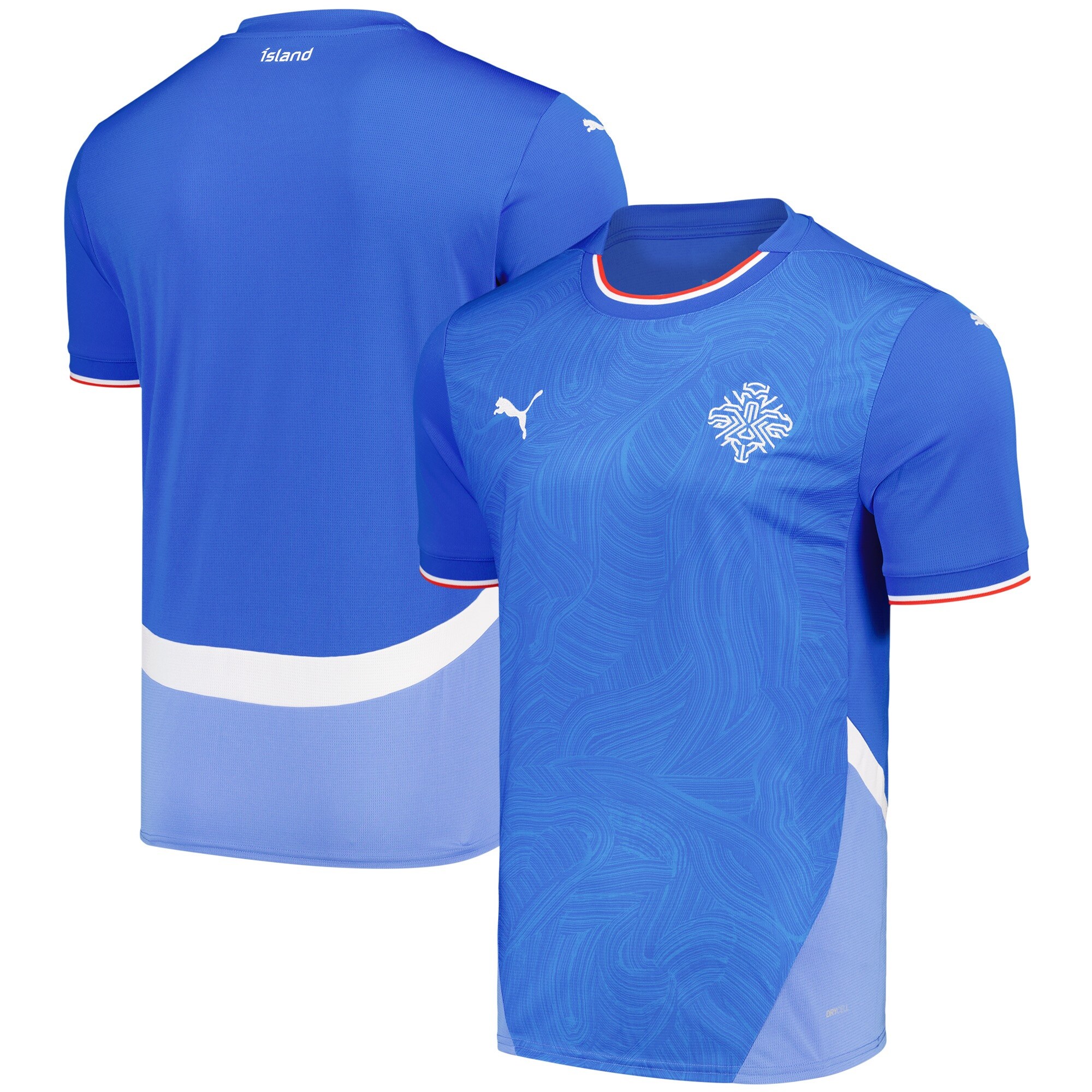 iceland national team puma 2024 home replica jersey – blue Collection – England Football Jerseys and Shirts