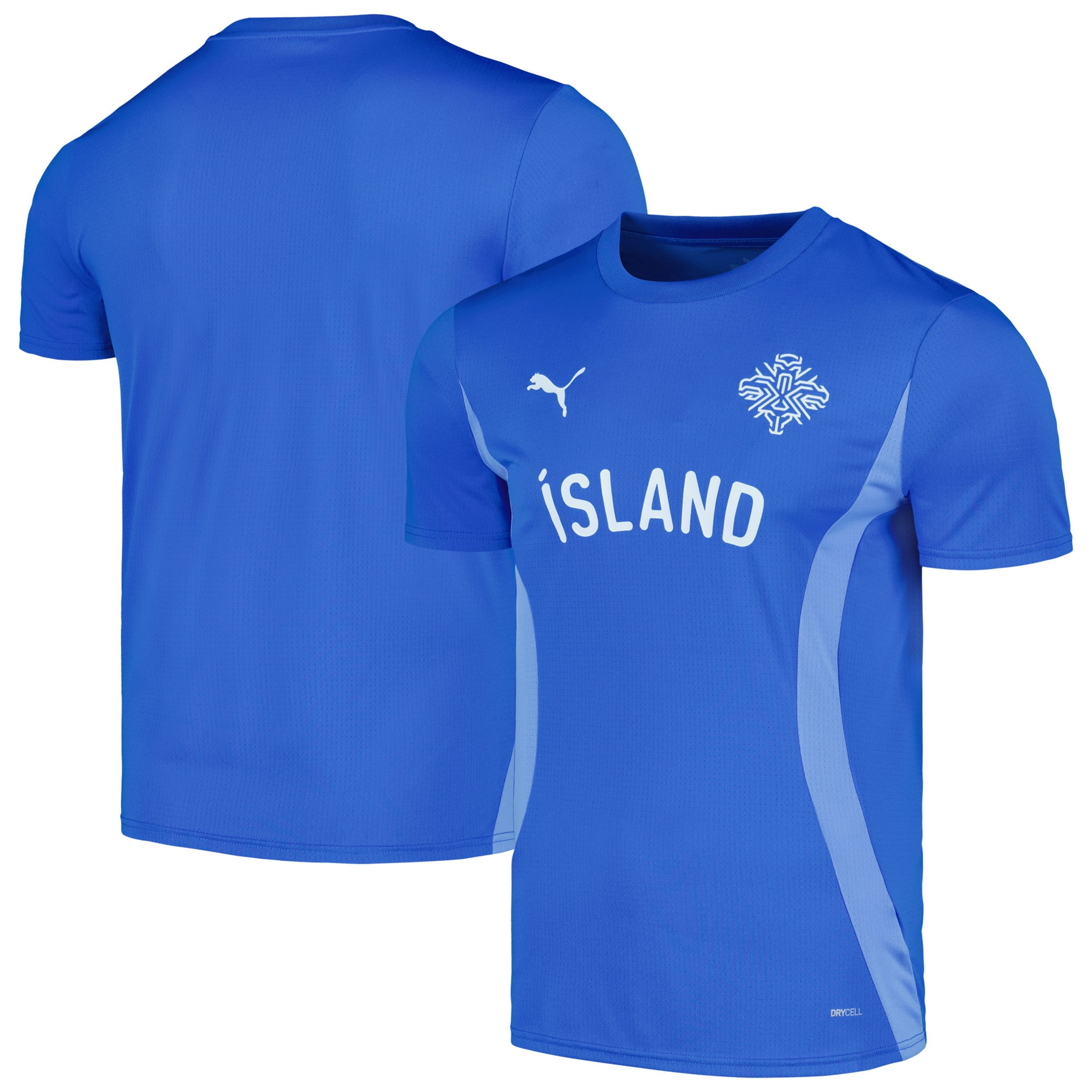 iceland national team puma 2024 pre-match jersey – blue Collection – England Football Jerseys and Shirts
